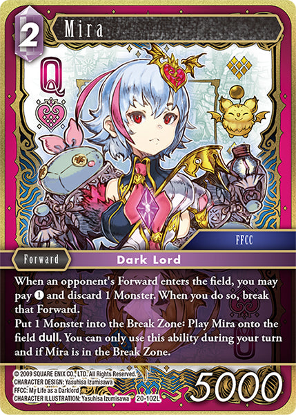 (102) Final Fantasy TCG Dawn of Heroes Single: Mira (20-102) (V.1)  Legend