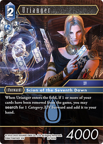 (107) Final Fantasy TCG Dawn of Heroes Single: Urianger (20-107) Holo Hero