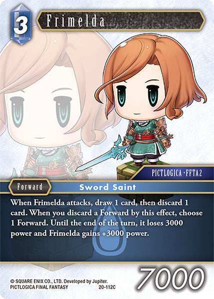 (112) Final Fantasy TCG Dawn of Heroes Single: Frimelda (20-112)  Common