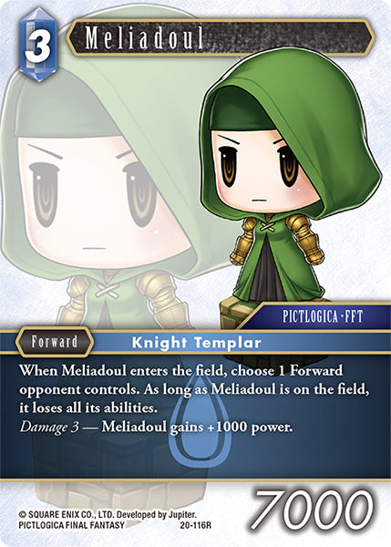 (116) Final Fantasy TCG Dawn of Heroes Single: Meliadoul (20-116) Holo Rare
