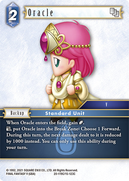 (119) Final Fantasy TCG Dawn of Heroes Single: Oracle (20-119) Holo Common