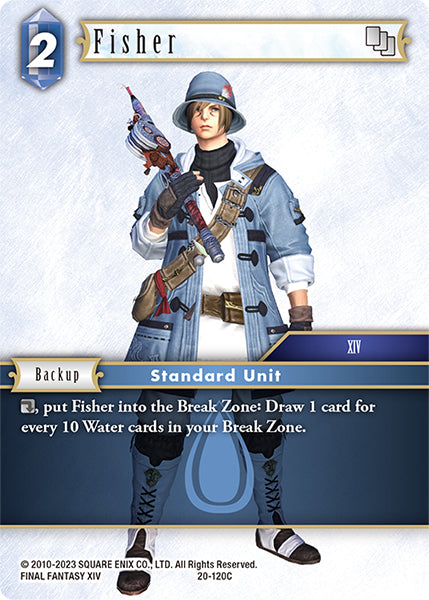 (120) Final Fantasy TCG Dawn of Heroes Single: Fisher (20-120)  Common