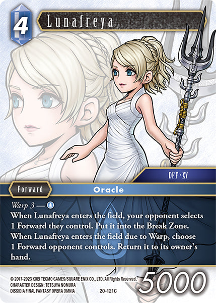 (121) Final Fantasy TCG Dawn of Heroes Single: Lunafreya (20-121)  Common
