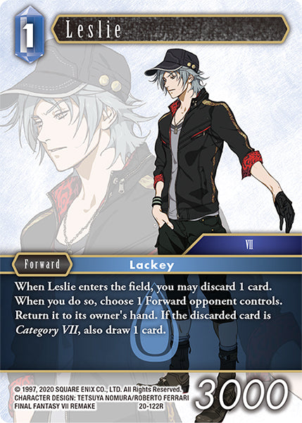 (122) Final Fantasy TCG Dawn of Heroes Single: Leslie (20-122)  Rare