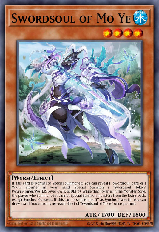 (080) YuGiOh TCG MZTM: Maze of the Master Single: Swordsoul of Mo Ye  Super Rare