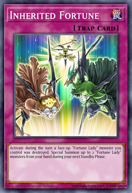 (067) YuGiOh TCG SOVR: Stardust Overdrive Single: Inherited Fortune  Rare