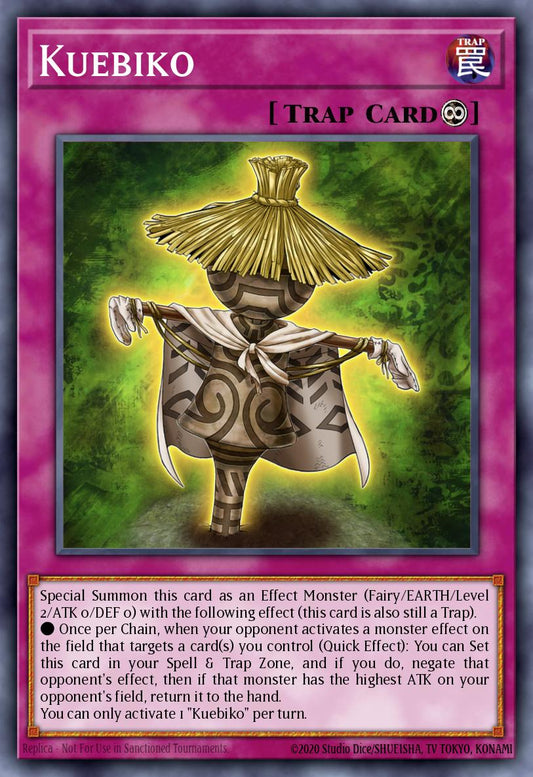 (083) YuGiOh TCG INFO: The Infinite Forbidden Single: Kuebiko  Super Rare