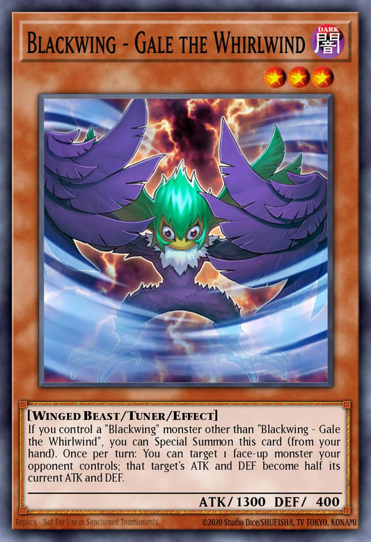 (215) YuGiOh TCG RA03: Quarter Century Bonanza Single: Blackwing - Gale the Whirlwind (V.2 - Quarter Century Secret Rare)  Quarter Century Secret Rare