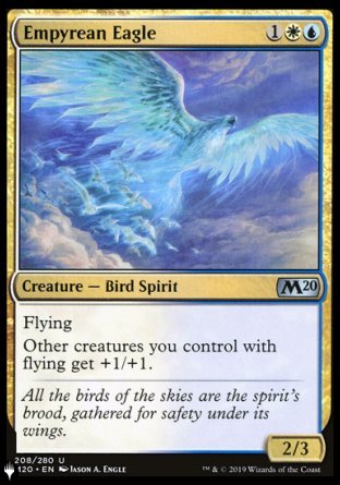 (208) Magic The Gathering The List Single: Empyrean Eagle  Uncommon
