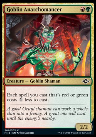 (200) Magic The Gathering Modern Horizons 2 Single: Goblin Anarchomancer  Common