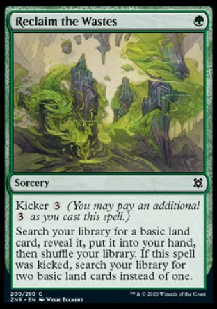 (200/280) Magic The Gathering Zendikar Rising Single: Reclaim the Wastes  Common
