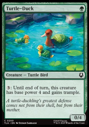 (200) Magic The Gathering Magic: The Gathering | Avatar: The Last Airbender Single: Turtle-Duck Holo Common