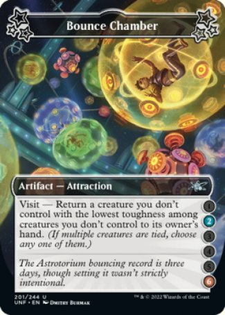 (201) Magic The Gathering Unfinity Single: Bounce Chamber (V.4)  Uncommon