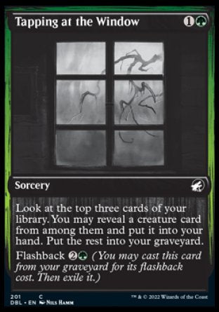 (201) Magic The Gathering Innistrad: Double Feature Single: Tapping at the Window Holo Common