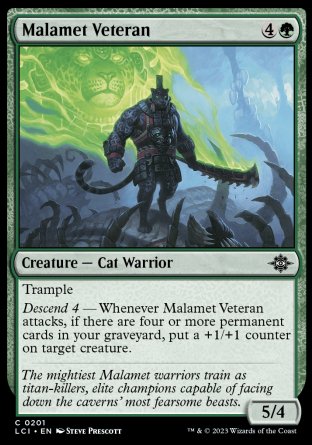 (201) Magic The Gathering The Lost Caverns of Ixalan Single: Malamet Veteran  Common