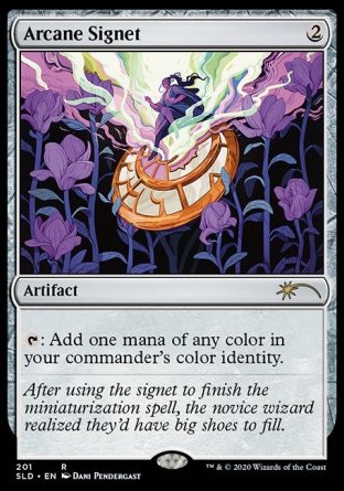 (201) Magic The Gathering Secret Lair Drop Series Single: Arcane Signet (V.1) Holo Rare