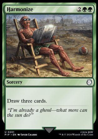 (201) Magic The Gathering Universes Beyond: Fallout Single: Harmonize  Uncommon