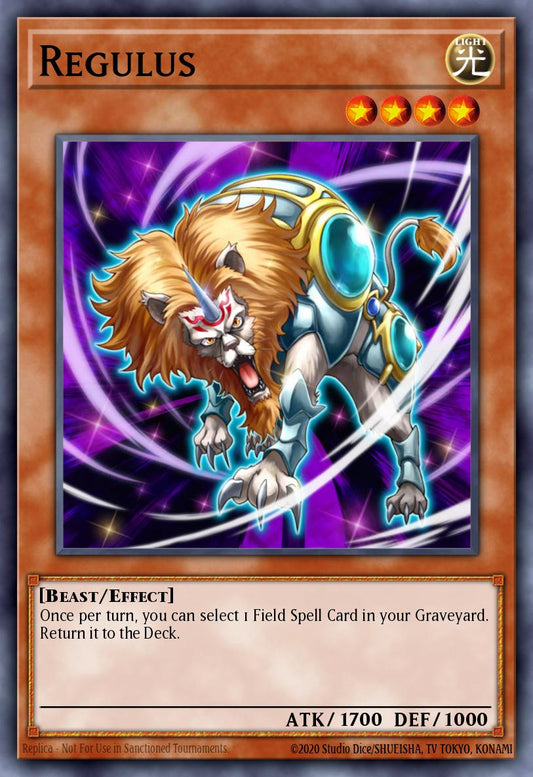 (007) YuGiOh TCG SOVR: Stardust Overdrive Single: Regulus  Common