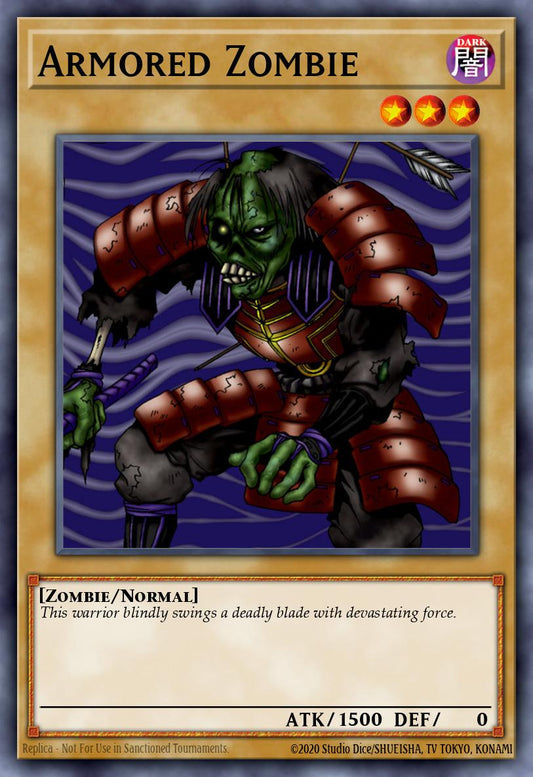 (184) YuGiOh TCG LCJW: Legendary Collection 4: Mega Pack Single: Armored Zombie  Common
