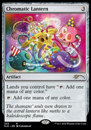 (202) Magic The Gathering Secret Lair Drop Series Single: Chromatic Lantern  Rare