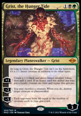 (202) Magic The Gathering Modern Horizons 2 Single: Grist, the Hunger Tide  Mythic