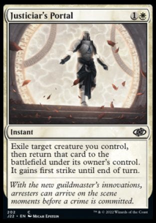 (202) Magic The Gathering Jumpstart 2022 Single: Justiciar's Portal  Common