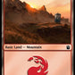 (202) Magic The Gathering Universes Beyond: Doctor Who Single: Mountain (V.1)  Land
