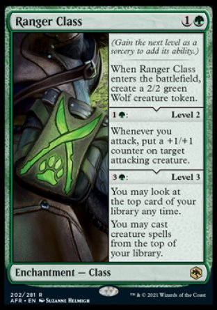 (202) Magic The Gathering Adventures in the Forgotten Realms Single: Ranger Class  Rare