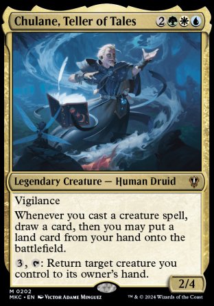 (202) Magic The Gathering Commander: Murders at Karlov Manor Single: Chulane, Teller of Tales  Mythic