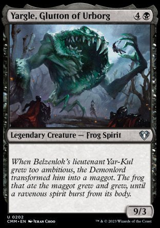 (202) Magic The Gathering Commander Masters Single: Yargle, Glutton of Urborg Holo Uncommon