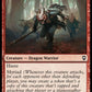 (202) Magic The Gathering Commander Legends: Battle for Baldur's Gate Single: Tiamat's Fanatics Holo Common