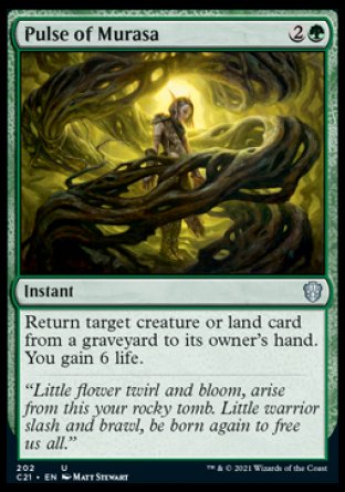 (202) Magic The Gathering Commander: Strixhaven Single: Pulse of Murasa  Uncommon