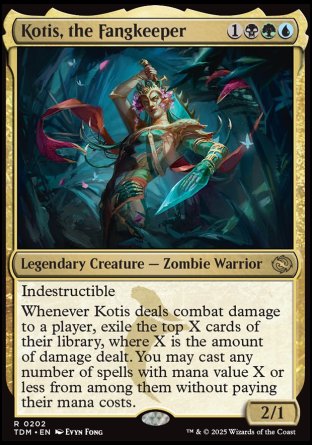 (202) Magic The Gathering Tarkir: Dragonstorm: Promos Single: Kotis, the Fangkeeper (V.1)  Holo Rare