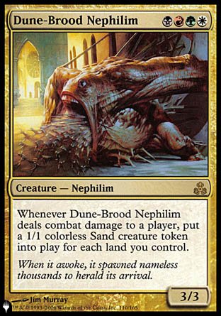(110) Magic The Gathering The List Single: Dune-Brood Nephilim  Rare
