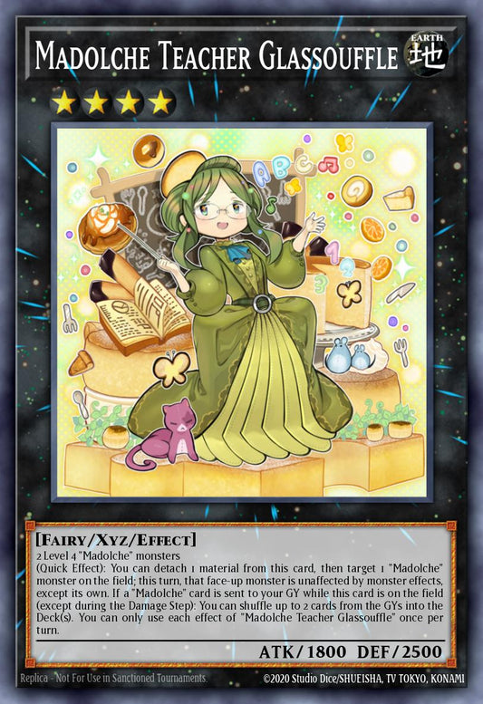 (068) YuGiOh TCG MP20: 2020 Tin of Lost Memories Mega Pack Single: Madolche Teacher Glassouffle  Common