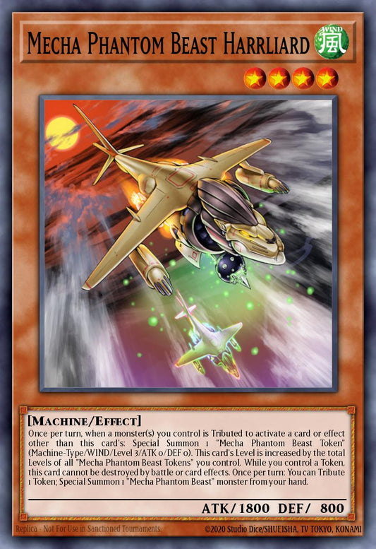 (078) YuGiOh TCG MP14: 2014 Mega-Tins Mega-Pack Single: Mecha Phantom Beast Harrliard  Common