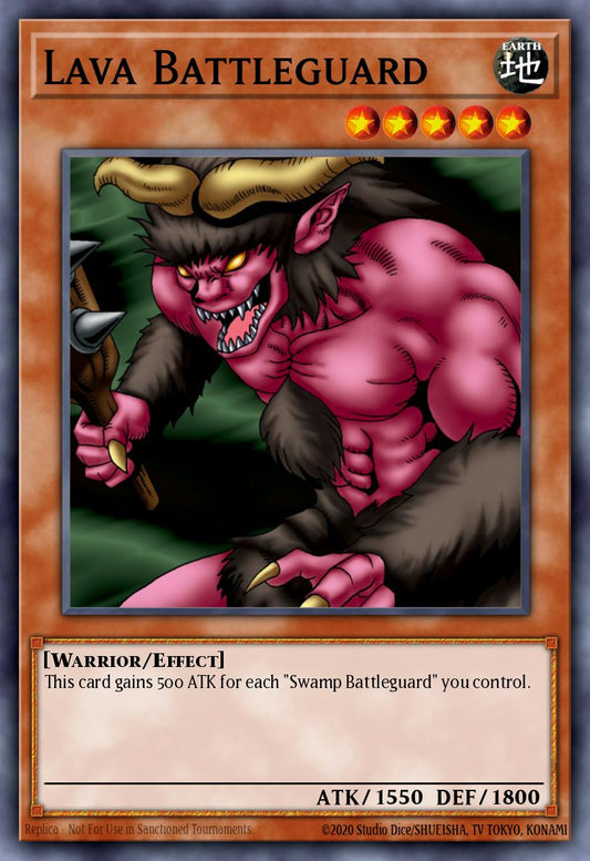 (022) YuGiOh TCG LCJW: Legendary Collection 4: Mega Pack Single: Lava Battleguard  Common