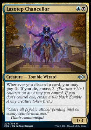 (203) Magic The Gathering Modern Horizons 2 Single: Lazotep Chancellor Holo Uncommon