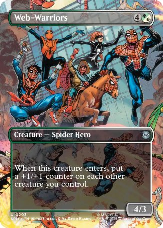 (203) Magic The Gathering Magic: The Gathering | Marvel's Spider-Man: Extras Single: Web-Warriors Holo Uncommon