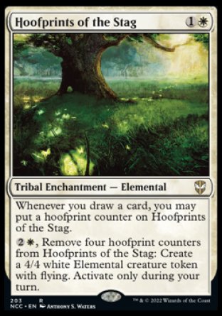(203) Magic The Gathering Commander: Streets of New Capenna Single: Hoofprints of the Stag  Rare