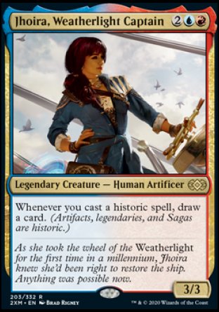 (203/332) Magic The Gathering Double Masters Single: Jhoira, Weatherlight Captain  Rare