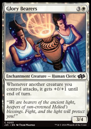 (203) Magic The Gathering Foundations Jumpstart Single: Glory Bearers  Common