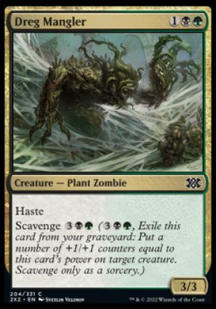 (204) Magic The Gathering Double Masters 2022 Single: Dreg Mangler Holo Common