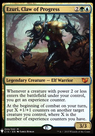 (044) Magic The Gathering The List Single: Ezuri, Claw of Progress  Mythic