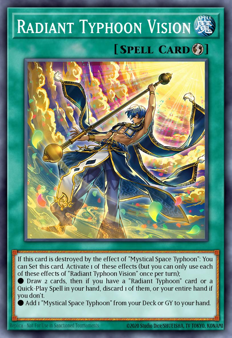 (063) YuGiOh TCG DOOD: Doom of Dimensions Single: Radiant Typhoon Vision  Common