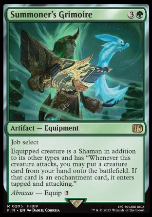 (205) Magic The Gathering Magic: The Gathering - FINAL FANTASY Single: Summoner's Grimoire Holo Rare