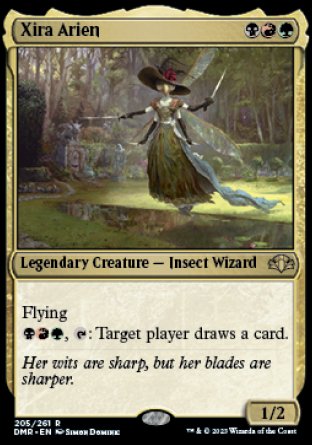 (205) Magic The Gathering Dominaria Remastered Single: Xira Arien Holo Rare