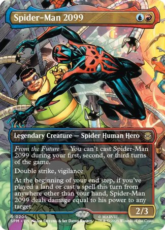 (205) Magic The Gathering Magic: The Gathering | Marvel's Spider-Man: Extras Single: Spider-Man 2099 (V.1)  Rare