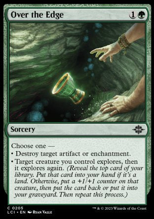 (205) Magic The Gathering The Lost Caverns of Ixalan Single: Over the Edge  Common