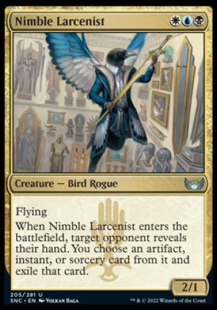 (205) Magic The Gathering Streets of New Capenna Single: Nimble Larcenist  Uncommon